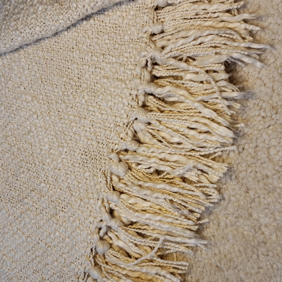 Pottery Barn Bedding Pottery Barn Textured Fringe Throw Poshmark